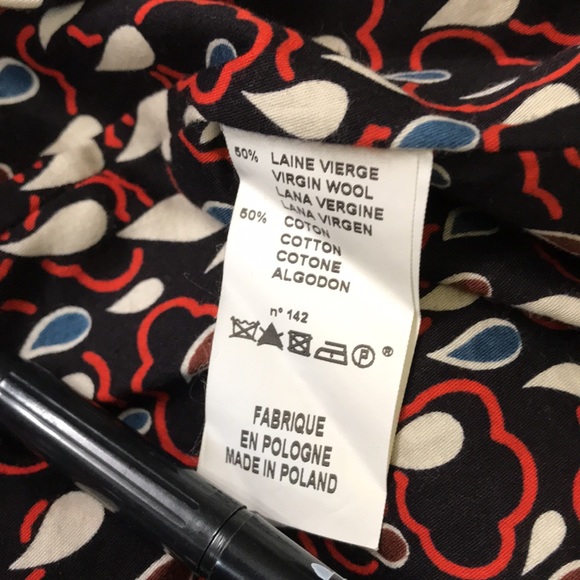 SOLD CACHAREL Green Wool Blend Coat - Picture 7 of 7